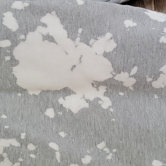 Frame Size Large Gray and White Tie Dye Sweat Pant Bike Shorts - Picture 3 of 7